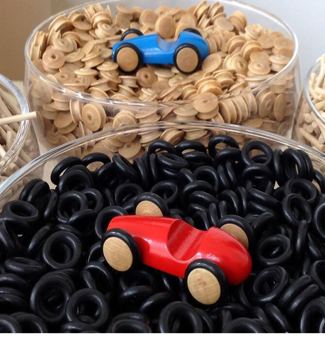 Toy | Mini Wood Racers