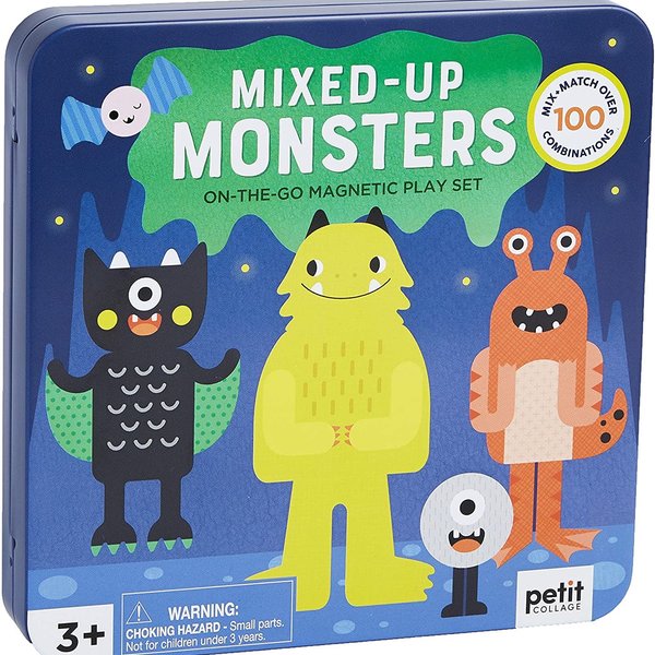 Petit Collage Magnetic Play-Set | Mixed-Up Monsters