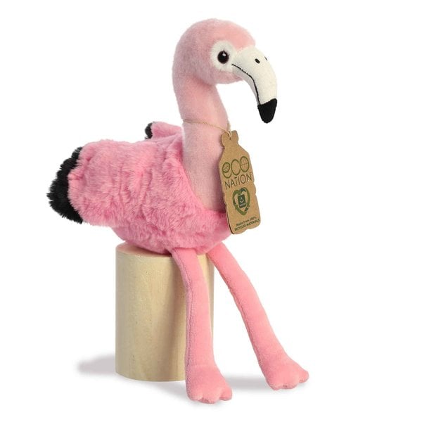 Aurora Toy | Eco Plush Animal | Flamingo