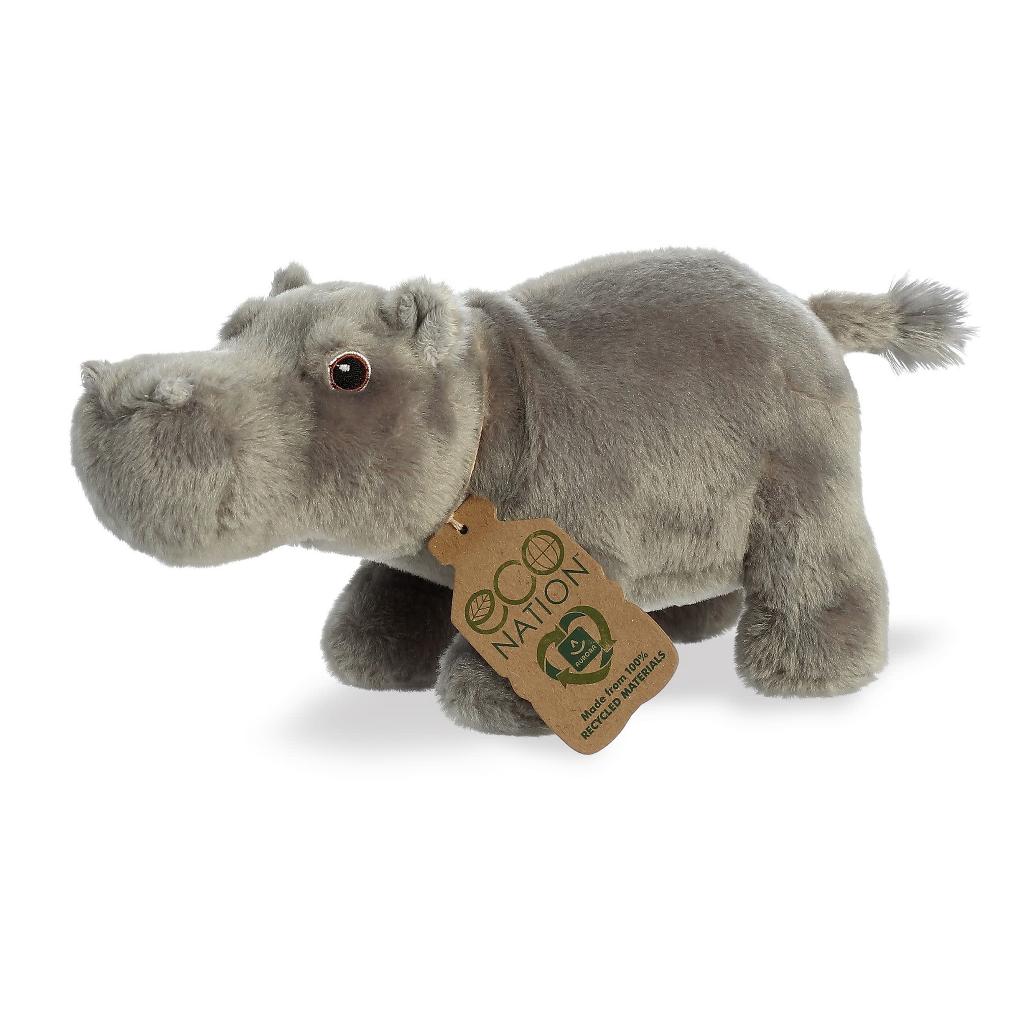 Toy-Eco Plush Animal-Hippopotamus - PLENTY Mercantile & Venue