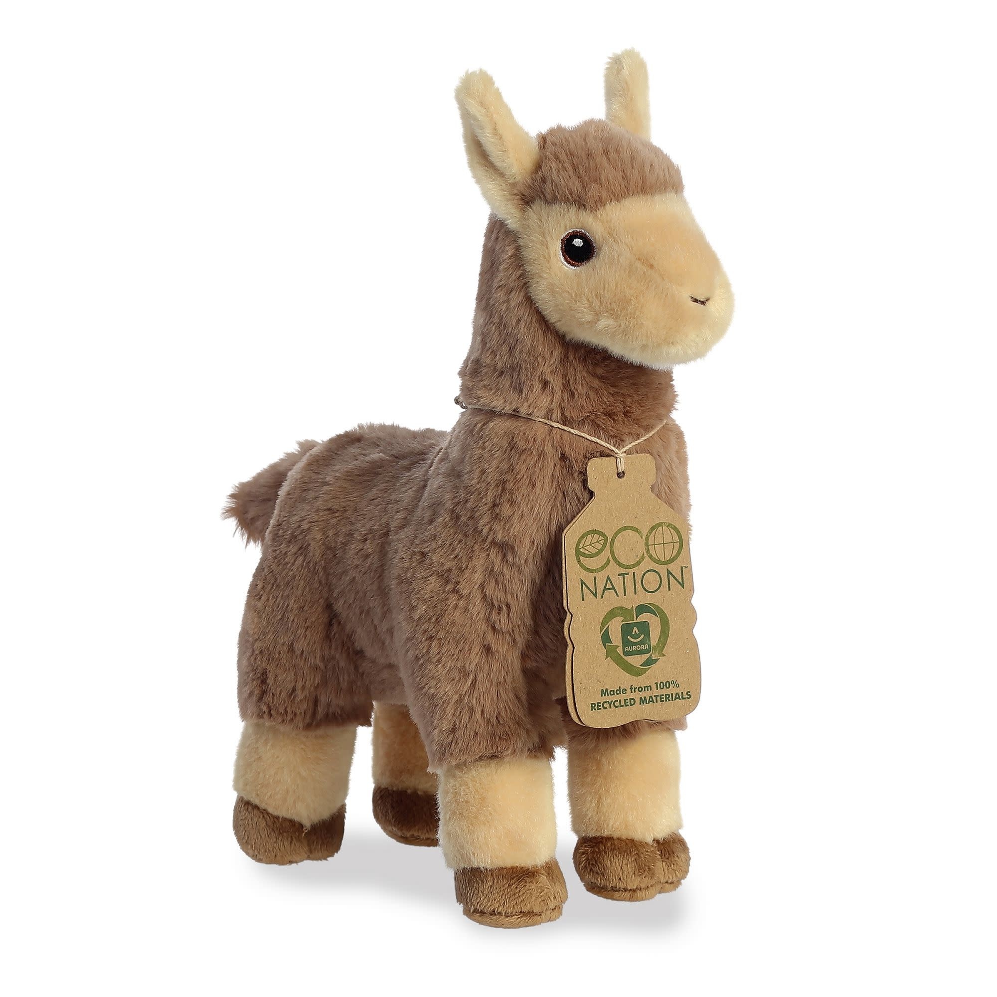 Toy Eco Plush Animal Llama Plenty