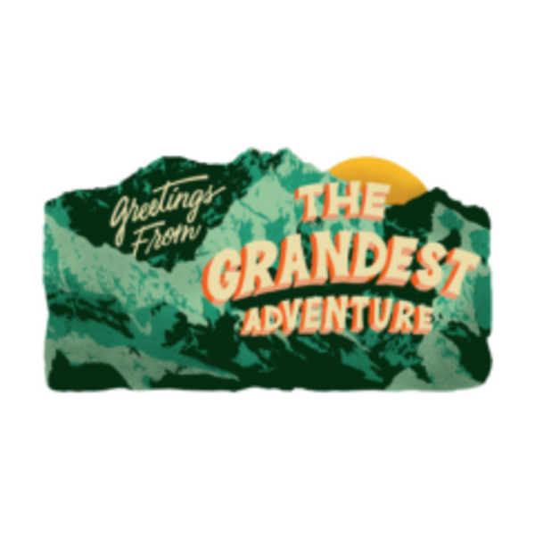 Gibbs Smith Plaque Card | Greetings from the Grandest Adventure