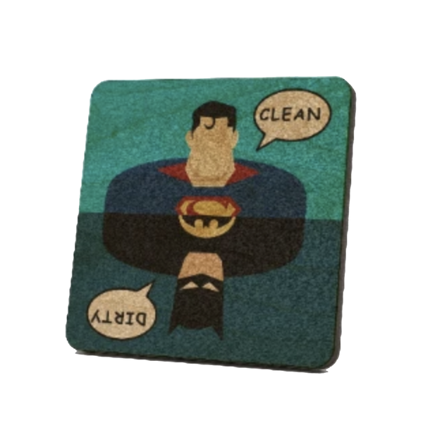 American Brand Studio Dishwasher Magnet | Batman/Superman
