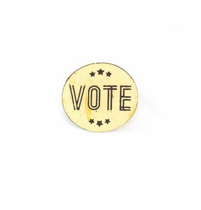 Brass Pin | Vote