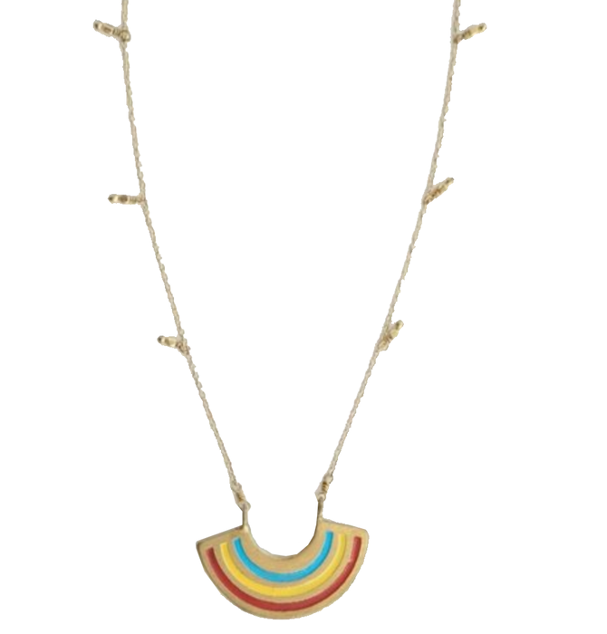 Necklace | Multi Color Petite Rainbow