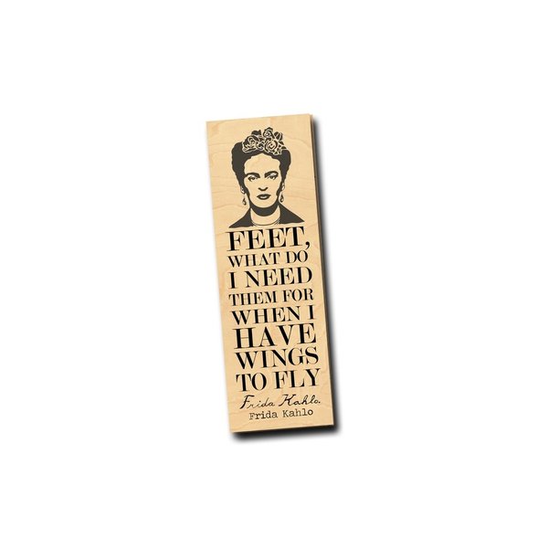 Fly Paper Wooden Bookmark | Frida Kahlo