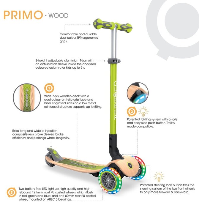 Toy Scooter | Primo Wood Foldable