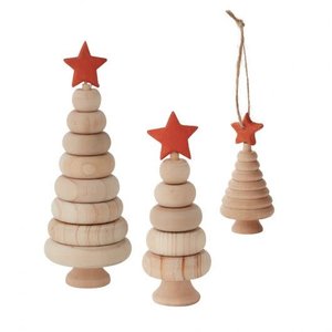 Accent Decor Tree | Wooden Rings