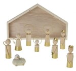 Nativity Scene | Gold-Dipped Wood