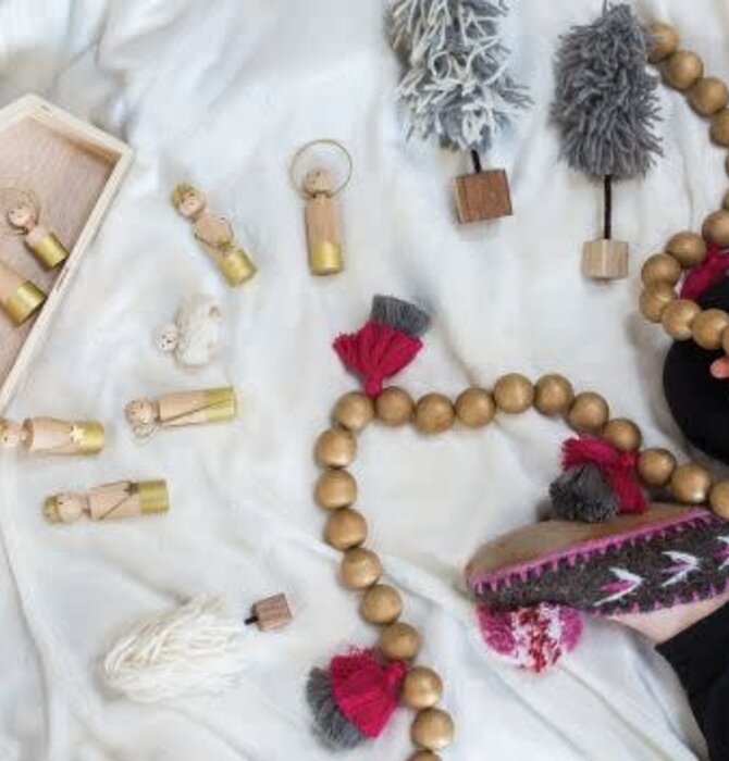 Nativity Scene | Gold-Dipped Wood