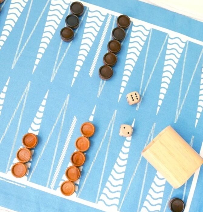 Game | Travel Backpack | Backgammon/Checkers