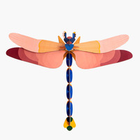 Studio Roof 3D Insect Puzzle | Deluxe | Pink Dragonfly