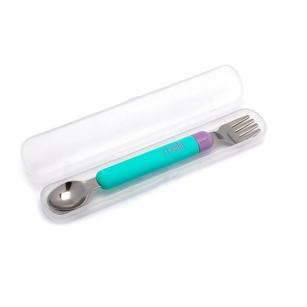 Baby UtensilToGo SporkBlue/Purple PLENTY Mercantile & Venue