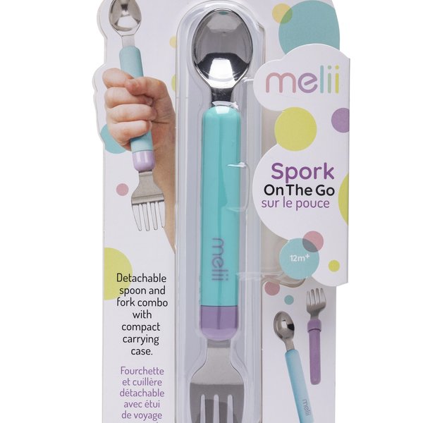 Baby UtensilToGo SporkBlue/Purple PLENTY Mercantile & Venue