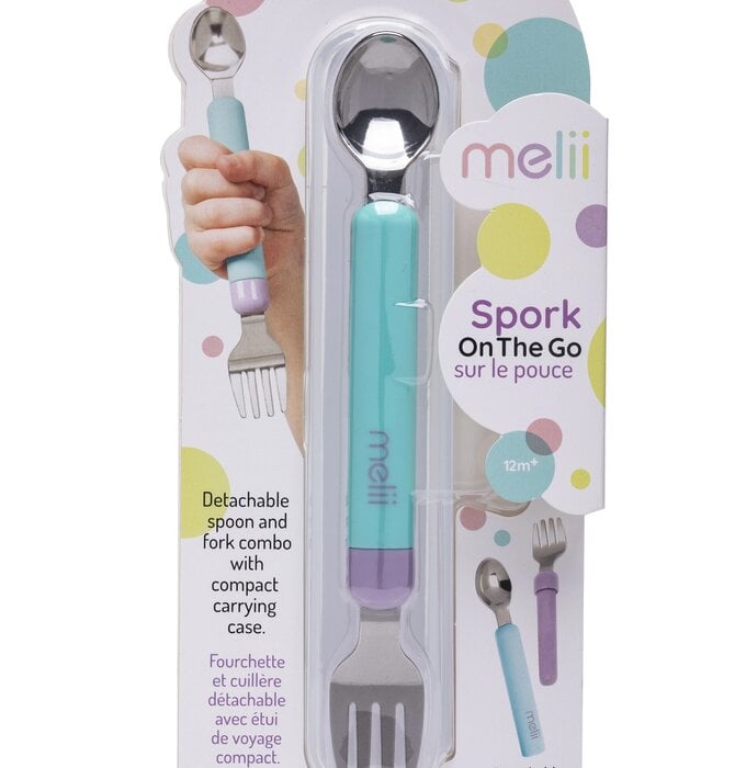 Baby Utensil | To-Go Spork | Blue/Purple