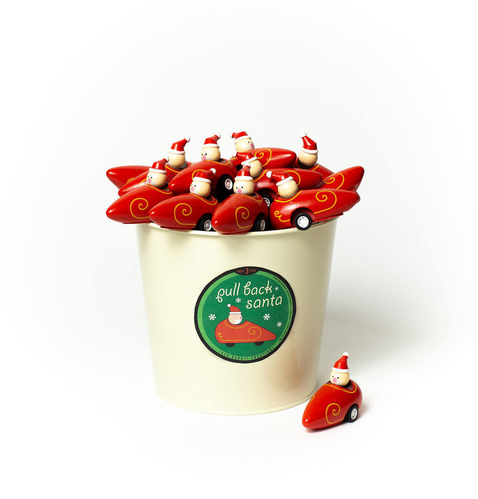 Toy | Pull Back Racer | Santa