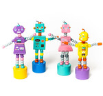 Toy | Push Puppet | Retro Robots