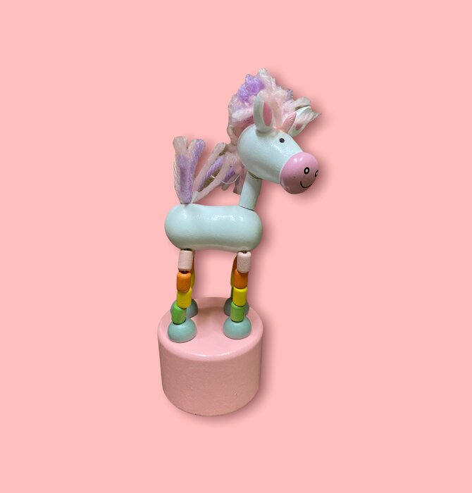 Toy | Push Puppet | Unicorns