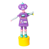 Jack Rabbit Creations Toy | Push Puppet | Retro Robots