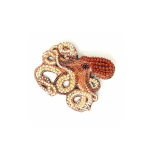 Trovelore Brooch Pin | Ruby Octopus