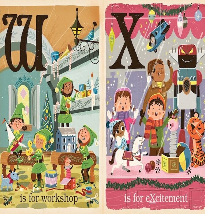 Board Book | S is for Santa