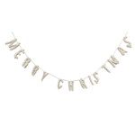 Garland | Merry Christmas | Cream Detailed Letters