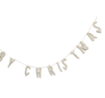Garland | Merry Christmas | Cream Detailed Letters
