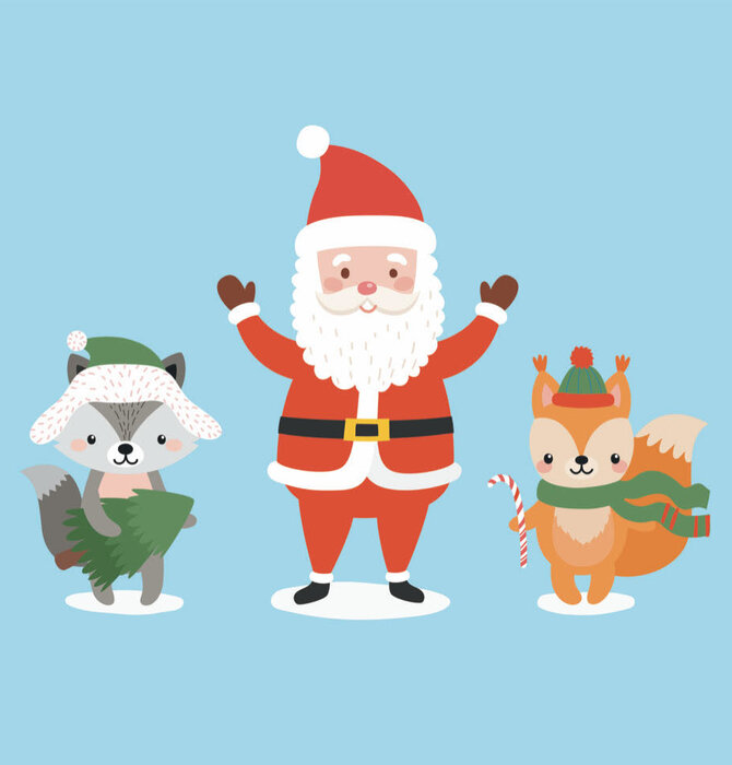Kit | Paint-by-Numbers Kids | Santa & Friends