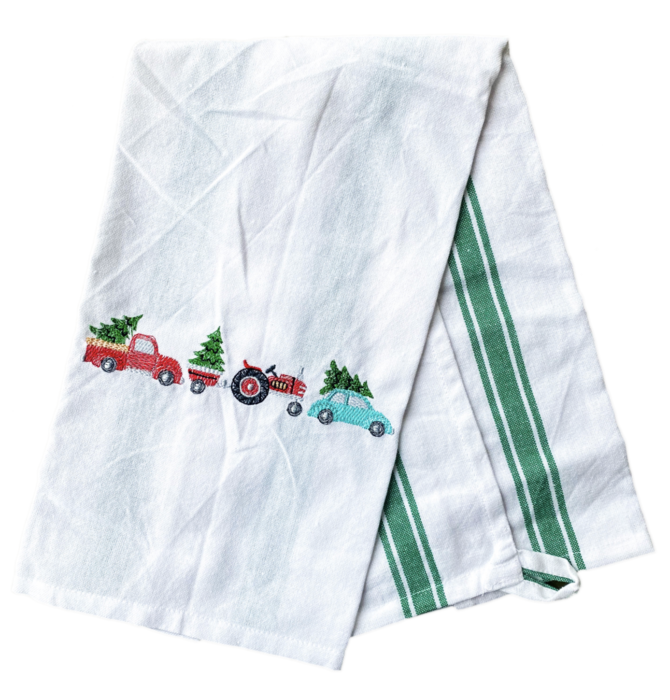 Dishcloths | Embroidered Christmas (4 Designs)