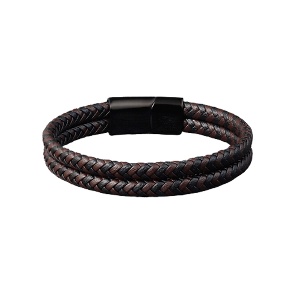 Glen Ogal Bracelets | Double Braided Leather