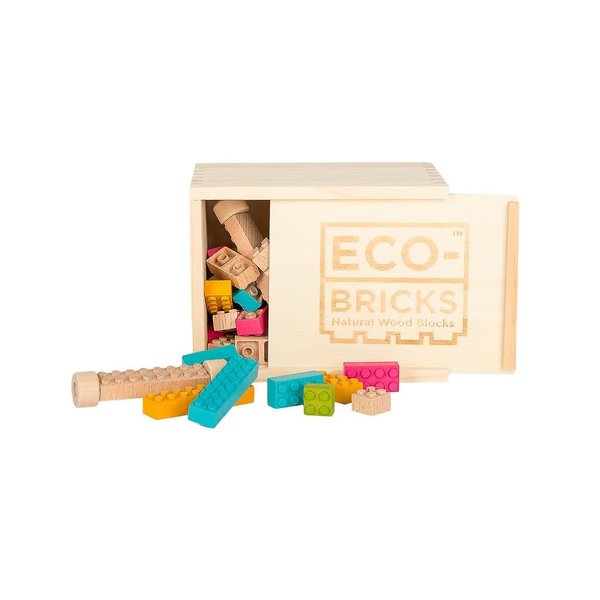 Once Kids Toy | Eco-Bricks | Natural Wood Blocks