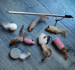 Cat Toy | All-Natural | 7-Piece Gift Set