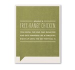 Card | Funny | Free-Range Chicken