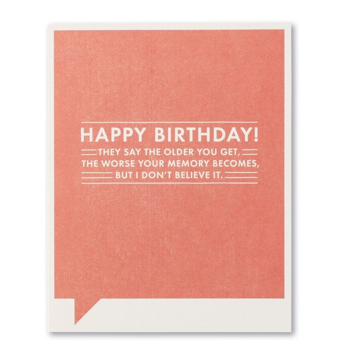 Card | Birthday | Older You Get