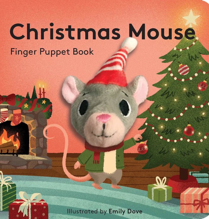 Board Book | Finger Puppet | Christmas Mouse