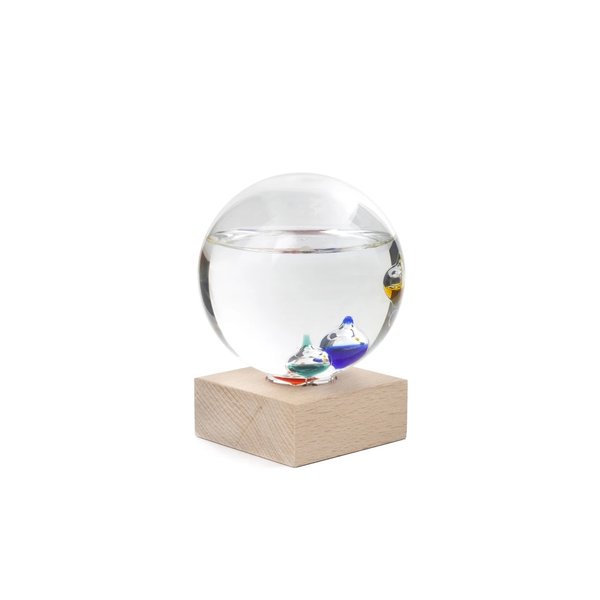 Kikkerland Galileo Thermometer | Glass Globe