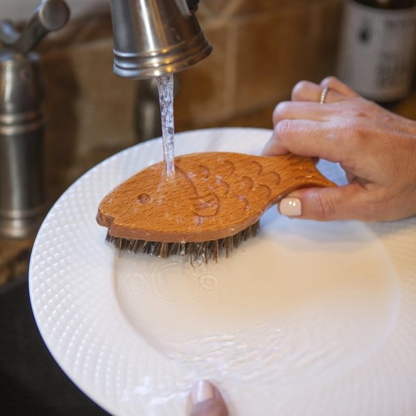 Dish Brush Silicone Scrubber - PLENTY Mercantile & Venue