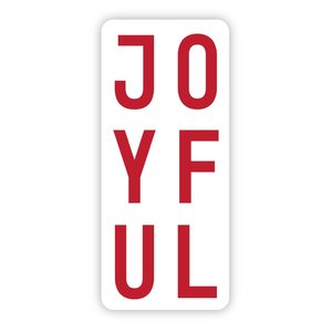 Big Moods Vinyl Sticker | Joyful
