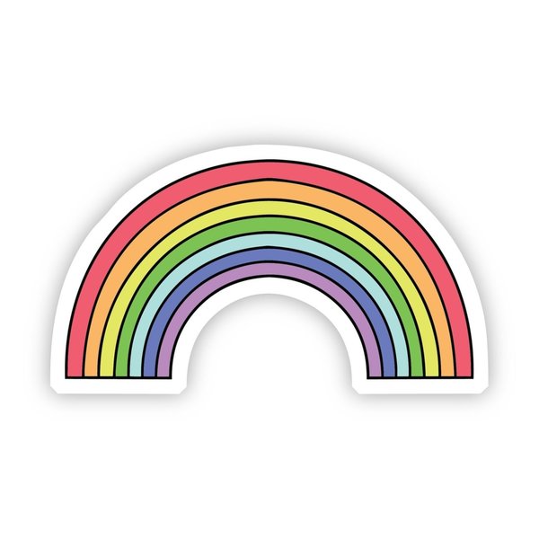 Big Moods Vinyl Sticker | Rainbow Multi