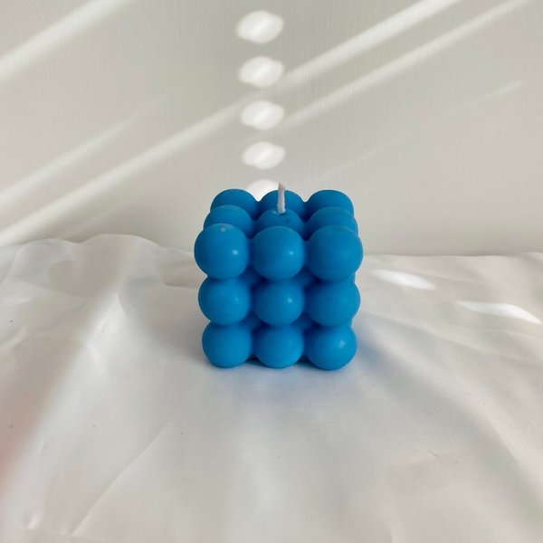 Bubble Cube Soy Candle — Fingerprint & Co.