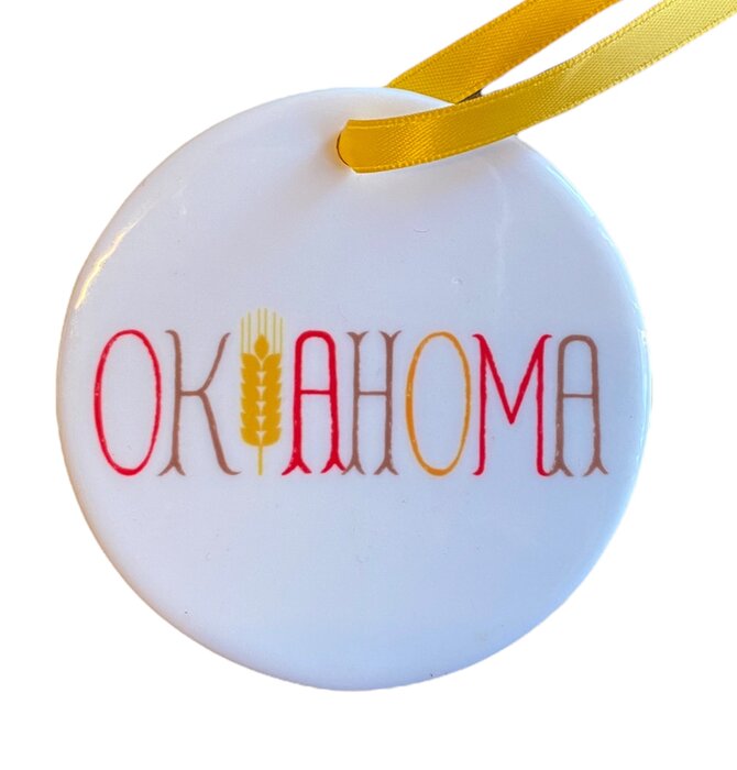 Ornament | Ceramic Oklahoma | Wheat