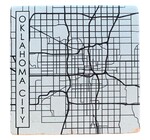 Drink Coaster | OKC Streetcar Map Square