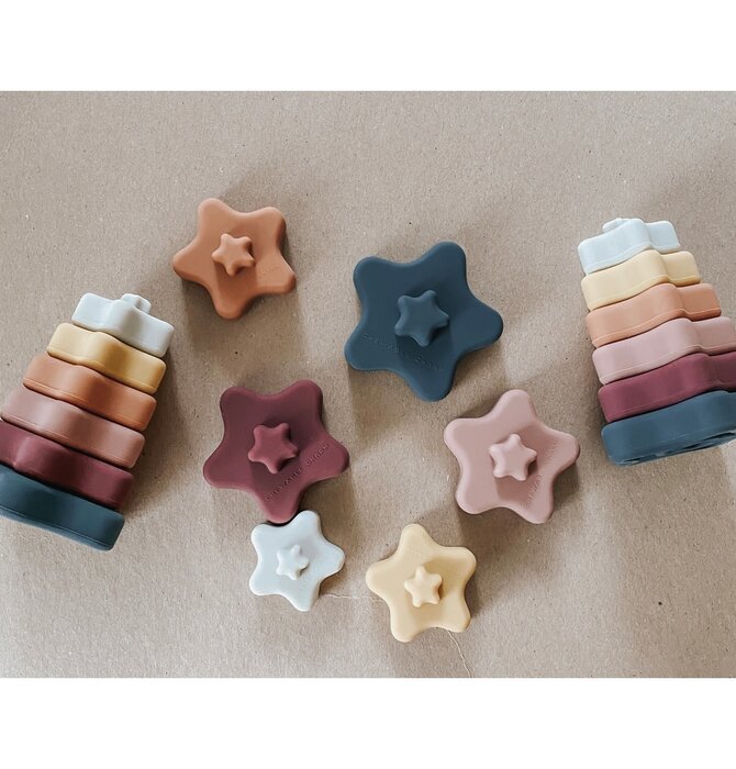 Baby Teether | Silicone Stacker | Star
