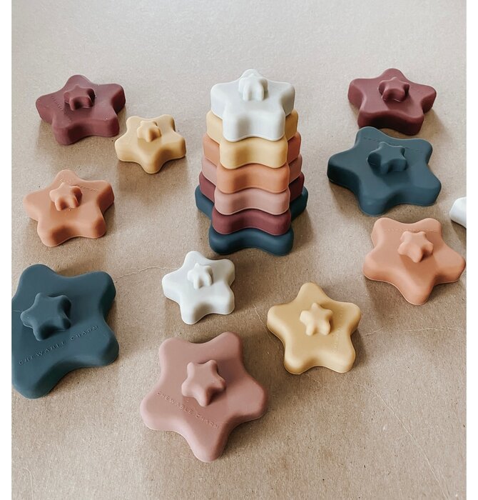 Baby Teether | Silicone Stacker | Star