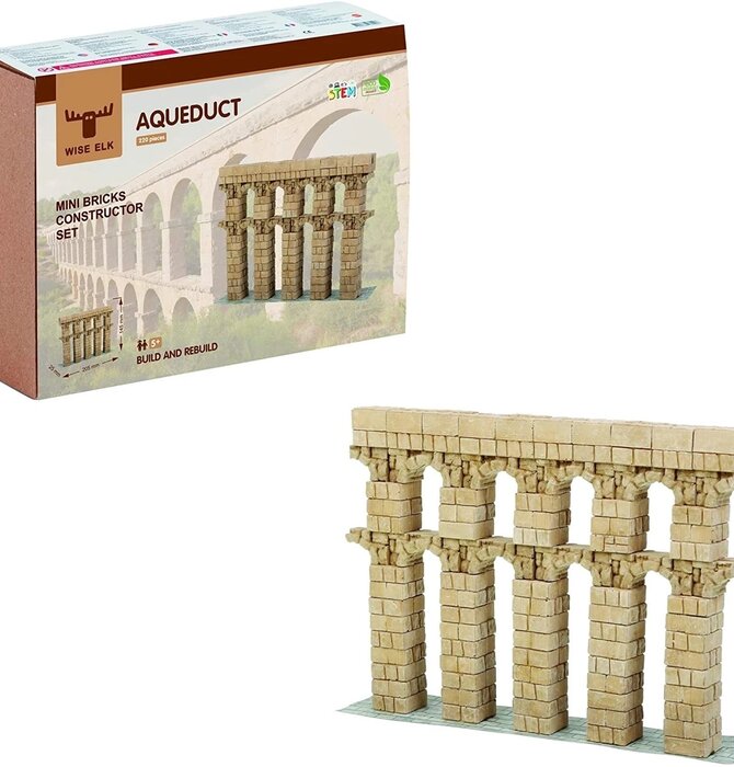 Construction Set | 220-Piece Mini Bricks | Aqueduct