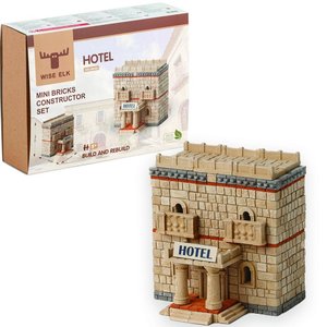 Wise Elk Construction Set | 510pcs | Mini Bricks Hotel