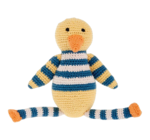 Crochet Rattle Toy | Duck | Organic