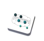 Earrings | Tiny Lucite Stud Set | Ombre