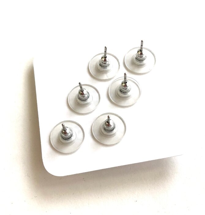 Earrings | Tiny Lucite Stud Set | Ombre