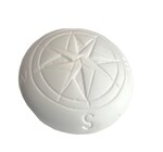 Compass Soapstone Paperweight | Natural Stone